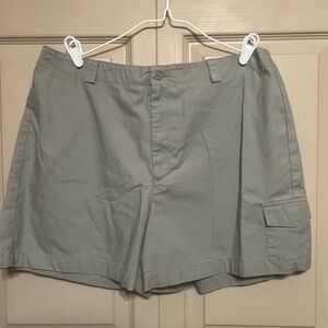 Dockers Gray Cargo Shorts Casual Cotton Blend